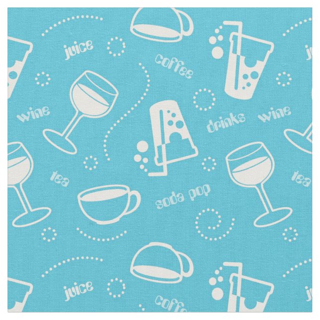 Various drinks fabric (Close Up)