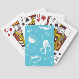 Various drinks playing cards