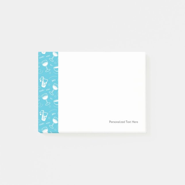 Various drinks post-it notes (Front)