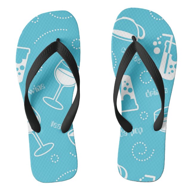 Various drinks thongs (Footbed)