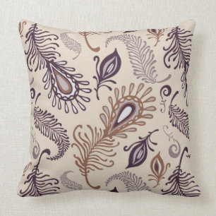 Various Feather Pattern Cushion