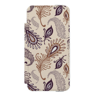 Various Feather Pattern Incipio Watson™ iPhone 5 Wallet Case