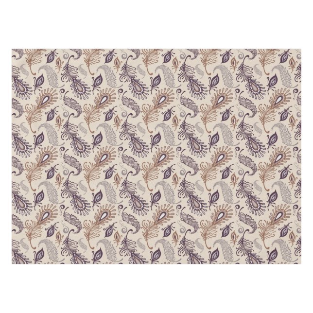 Various Feather Pattern Tablecloth (Front (Horizontal))