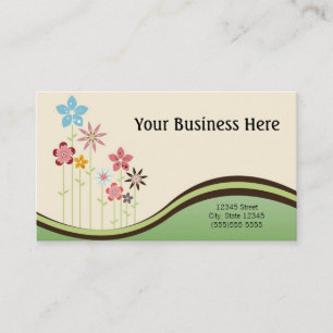 Various Flowers Business Card