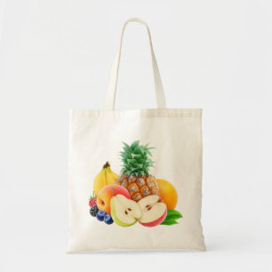 Various fruits tote bag