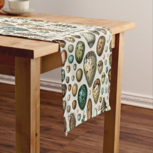 Various kinds of Egg Scientific Illustration Long Table Runner