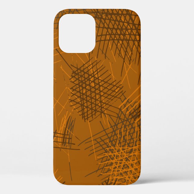 Various Pen Strokes. Seamless Texture with chaotic Case-Mate iPhone Case (Back)