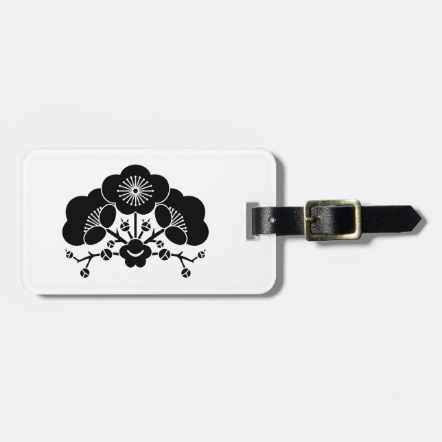 Various plum blossoms luggage tag (Front Horizontal)