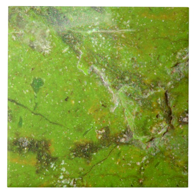 Various Semi-precious gemstone texture structure Ceramic Tile (Front)