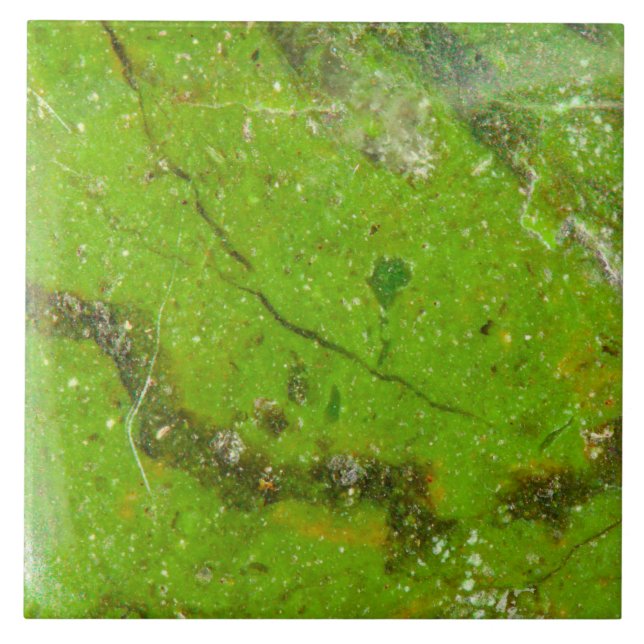 Various Semi-precious gemstone texture structure Ceramic Tile (Front)