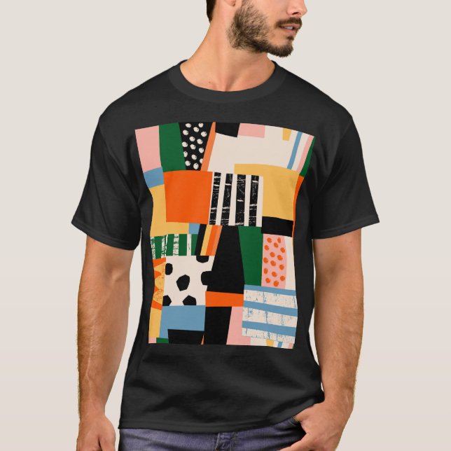 Various shapes: abstract seamless design T-Shirt (Front)