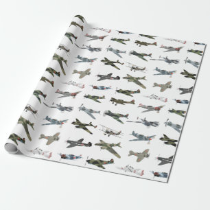 Various Soviet WW2 Aeroplanes Wrapping Paper