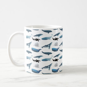 Various Whales Coffee Mug