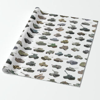Various WW2 Tanks Wrapping Paper
