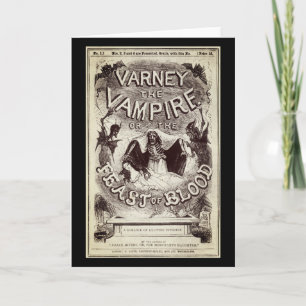 Varney the Vampire (Publication cover) Card