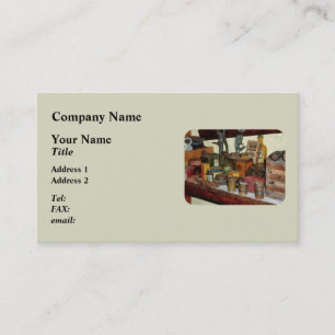 Varnish, Soap and Glue Business Card