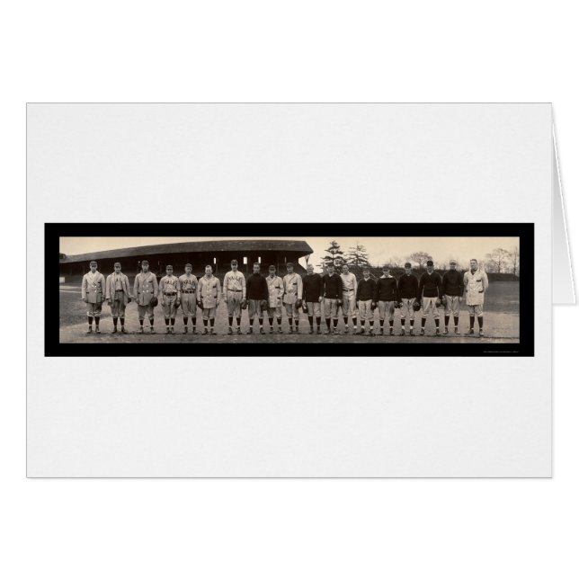 Varsity Baseball Yale Photo 1910 (Front Horizontal)