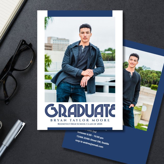 Varsity Blues Graduate Photo Announcement (Creator Uploaded)