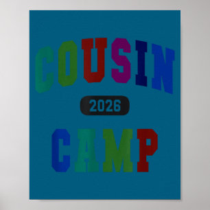 Varsity cousin camp 2026 family reunion crew poster