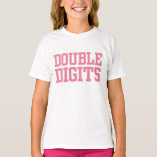 VARSITY Double DIGITS #10 BIRTHDAY Tee