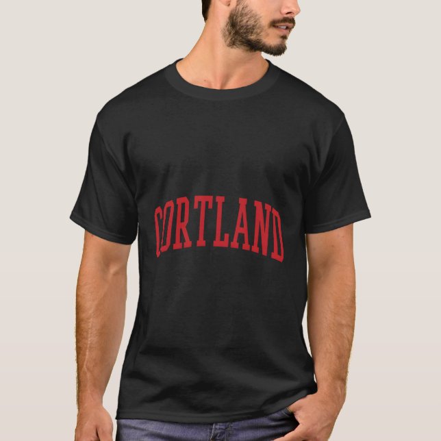 Varsity Grey Cortland T-Shirt (Front)