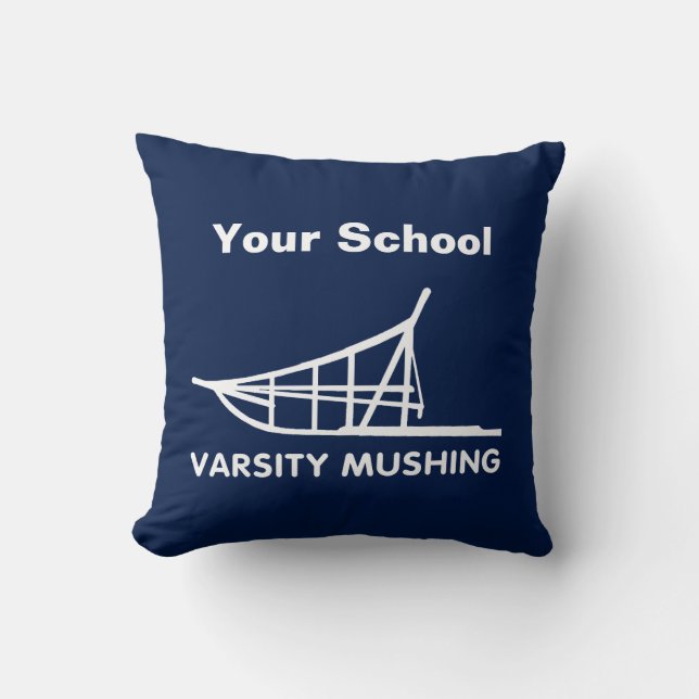 Varsity Mushing Cushion (Front)