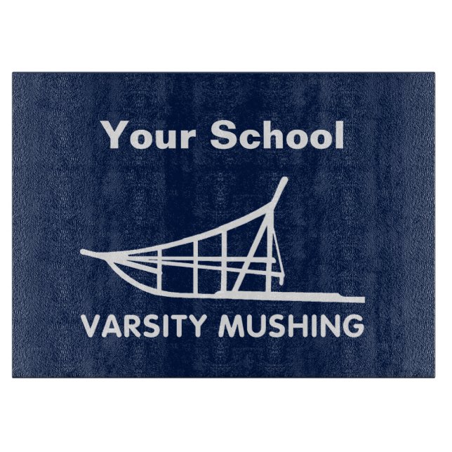 Varsity Mushing Cutting Board (Front)