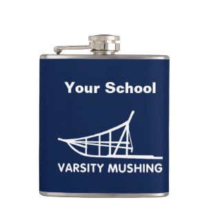 Varsity Mushing Hip Flask