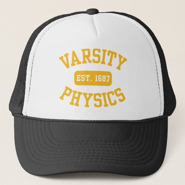 Varsity Physics Trucker Hat (Front)