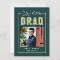 Varsity Pride Editable Colour Graduation Invitatio