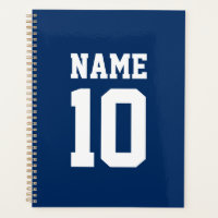 Varsity sports blue custom name & number