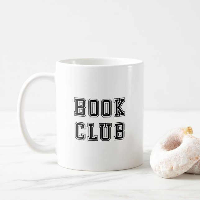 Varsity Style Book Club Coffee Mug (With Donut)