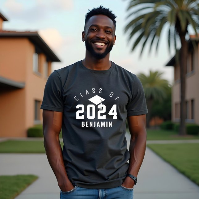 Varsity Style Graduate Class of 2022 Custom Name Tri-Blend Shirt (Varsity Style Graduate Class of 2022 Custom Name Tri-Blend Shirt)