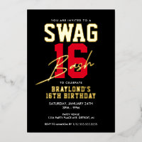 Varsity Style Swag 16 Birthday