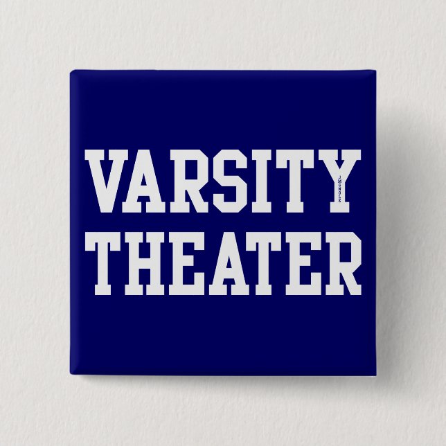 VARSITY THEATER 15 CM SQUARE BADGE (Front)