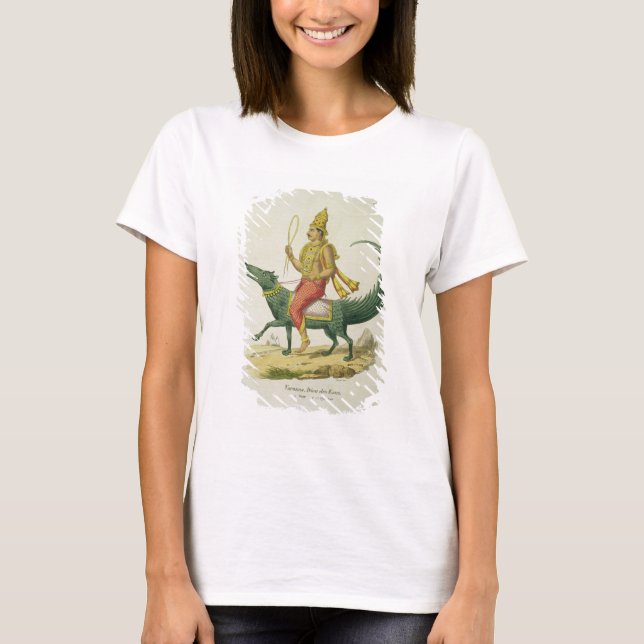 Varuna, God of the Oceans, engraved by Charles Eti T-Shirt (Front)
