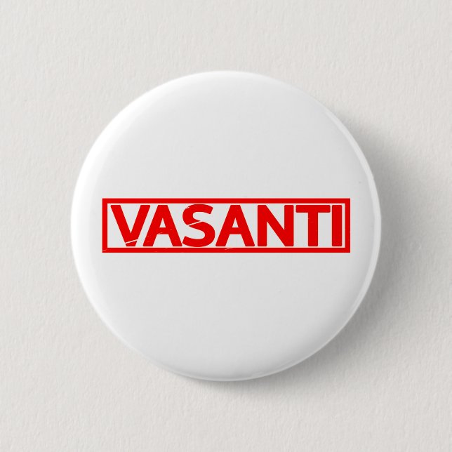 Vasanti Stamp 6 Cm Round Badge (Front)