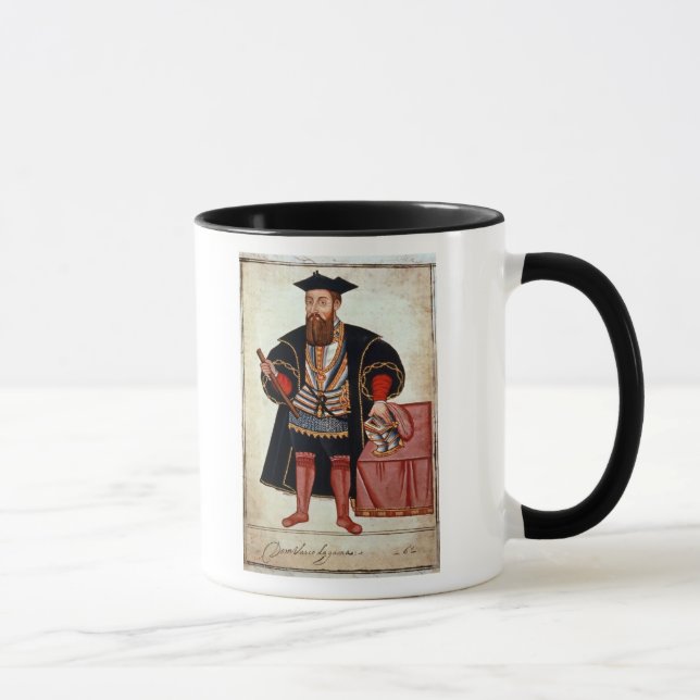 Vasco da Gama , illustration Mug (Right)