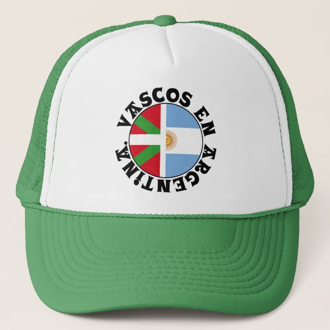Vascos en Argentina, Ikurriña e bandera argentina: Trucker Hat (Front)