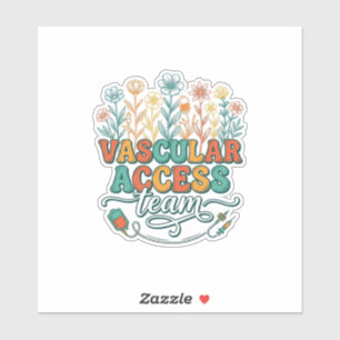Vascular Access Team Floral Medical Shirt Design_1