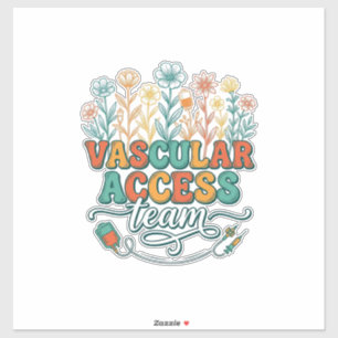 Vascular Access Team Floral Medical Shirt Design_1