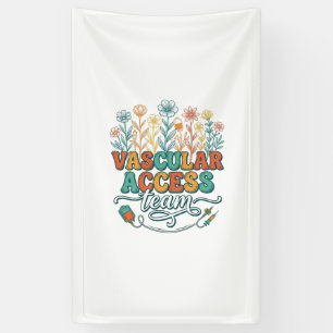 Vascular Access Team Floral Medical Shirt Design_1 Banner