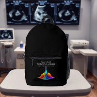 Vascular Sonographer-Colourful Ultrasound Waves