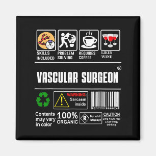 Vascular Surgeon Doctor Job Label Sarcasm Skills C Magnet