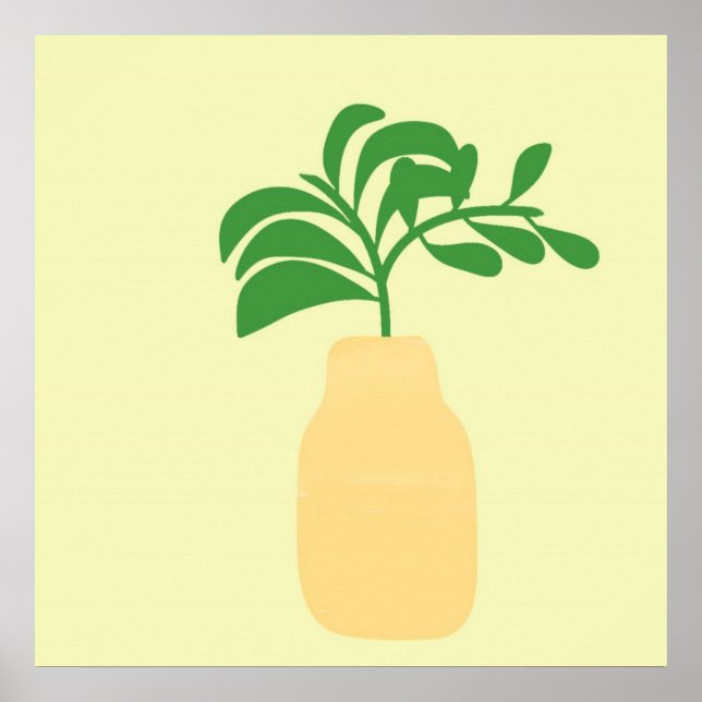 vase abstract art poster (Front)