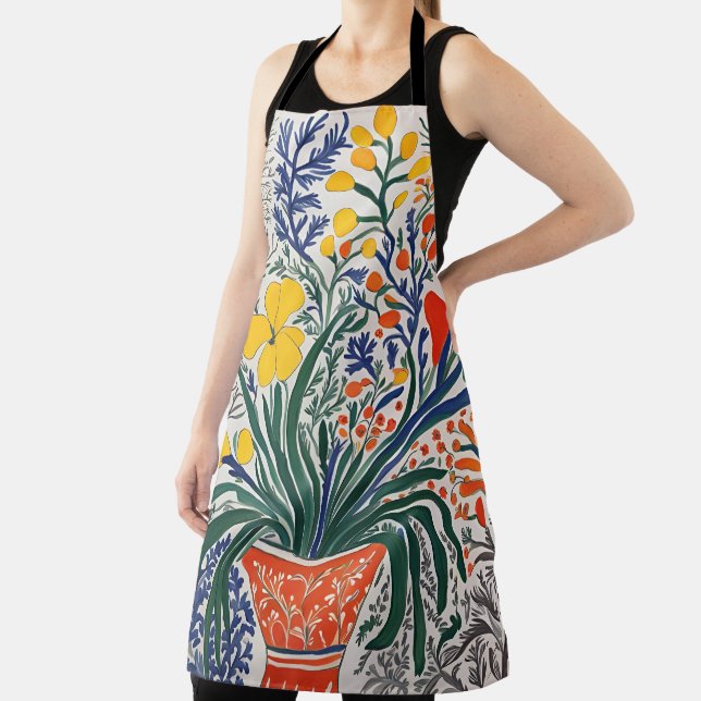 Vase and Wild Flowers  Apron (Insitu)