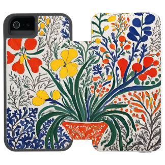 Vase and Wild Flowers  Incipio Watson™ iPhone 5 Wallet Case