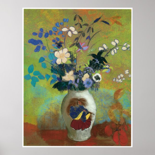 Vase au Guerrier Japonais, 1905 Poster (Front)