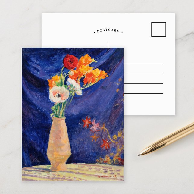 Vase d’Anémones | Henri Lebasque Postcard (Creator Uploaded)