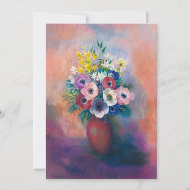 Vase D’anémones | Odilon Redon (Front)